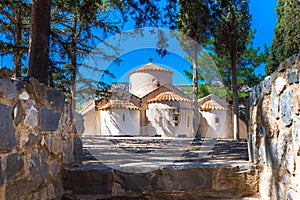 The church Panagia Kera in the village Kritsa, Crete.