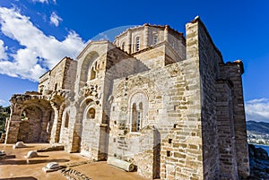 Church of Panagia Odigitria in Byzantine town of Monemvasia, Greece, 04 JAN 2018