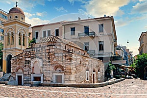 The Church of the Pantanassa in Monastiraki of Athens, Greece photo