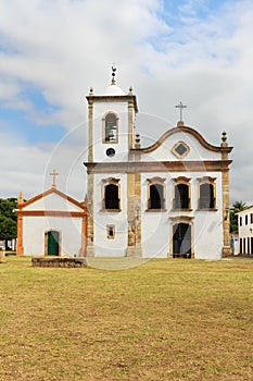 Church in Paraty, state Rio de Janeiro, Brazil