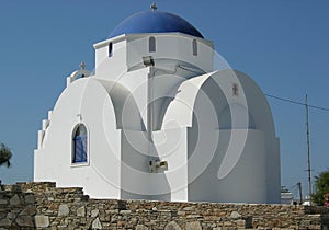 Church in paros photo