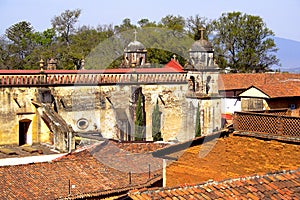 Church in patzcuaro michoacan II photo