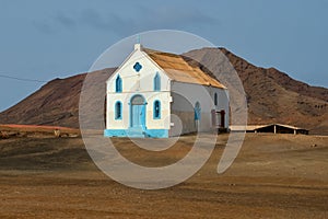Church of Pedro de Lume on the island of Sal. photo