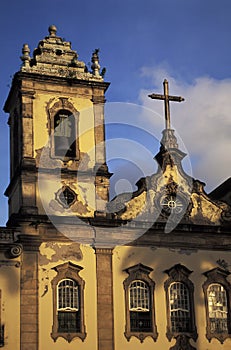 Church in Pelourinho, Salvador, Brazil. photo
