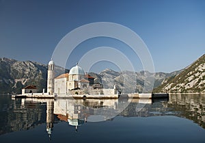 Church in perast kotor bay montenegro