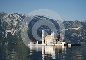 Church in perast kotor bay montenegro