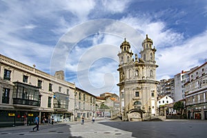 Church of the Peregrina in Pontevedra, Galicia