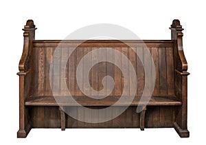 Church pew bench seat