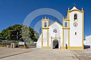 Church in picturesque Praia da Luz, Algarve, Portugal photo