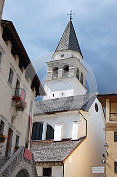 Church of Pieve di Cadore - Veneto Italy photo