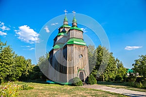 Church in Pirogovo museum, Kiev, Ukraine