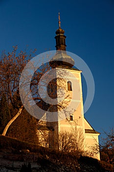 Church in Podskalie village under the Podskalsky Rohac hill in S