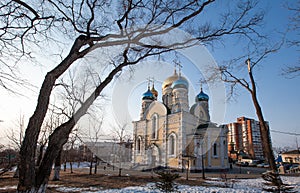 Church of Pokrova Presvyatoy bogoroditsi in Vladivostok