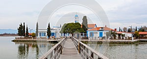 Church, Porto Lagos, Vistonida lake, Xanthi Prefecture, Thrace, Greece