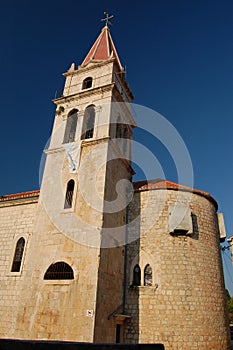 Church in Postira on Brac island