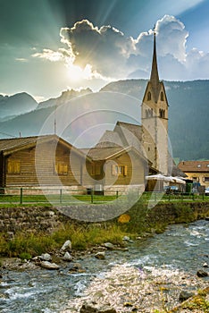 Church in Pozza di Fassa