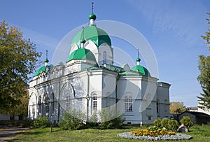 The Church of the Presentation of the Lord's in autumn day . Rybinsk, Yaroslavl region