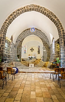 The Church of the Primacy of Saint Peter in Tabgha, Israel