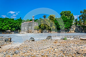 Church of the primacy of saint peter in Tabgha, Israel