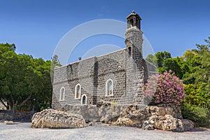 Church of the Primacy of St Peter in Tabgha, Galilee, Israel, Middle East