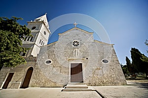 Church in primosten photo