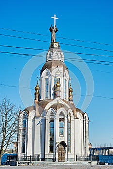 Church on the promenade. Dnipropetrovsk.