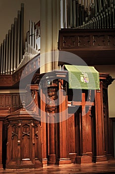 Church pulpit photo