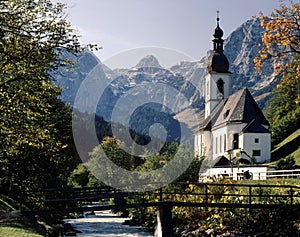 Church in Ramsau, Germany