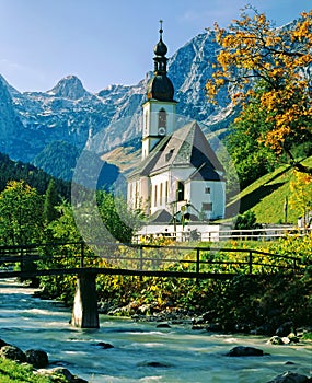 Church in Ramsau, Germany