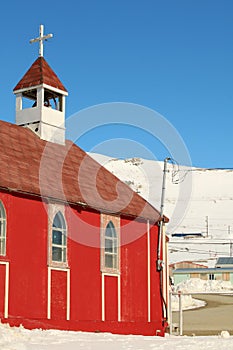 The church at Resolute Bay, Nunavut, Canada