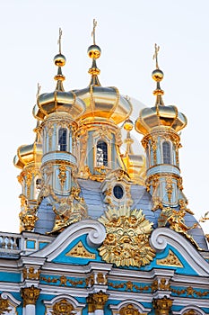 The Church of the Resurrection in the Catherine Palace of Tsarskoye Selo, near Saint Petersburg