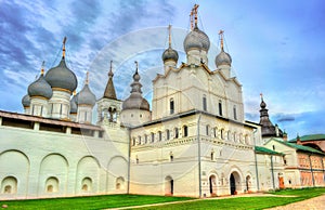 Church of the Resurrection of Christ and the Assumption Cathedral at Rostov Kremlin, Yaroslavl oblast, Russia