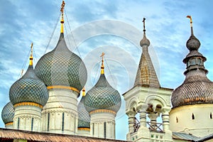 Church of the Resurrection of Christ and the Assumption Cathedral at Rostov Kremlin, Yaroslavl oblast, Russia