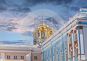 Church of the of the Resurrection of Christ in Catherine Palace, Tsarskoe Selo, Pushkin, St. Petersburg, Russia