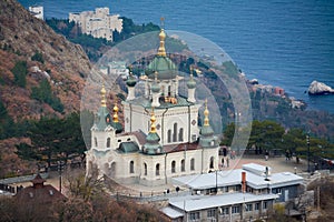Church of the Resurrection of Christ in Foros in the Crimea.