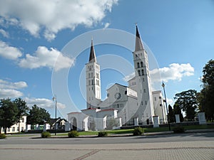 Church in Rietavas, Lithuania