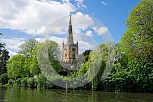 Church by the river.