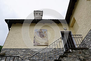 Church in Rivera at monte tamaro photo