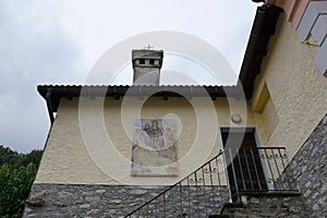 Church in Rivera at monte tamaro photo