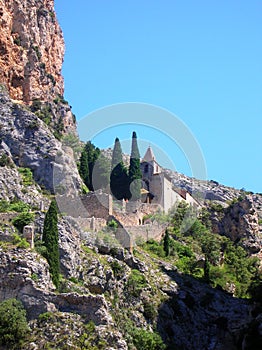 Church between the rocks - France