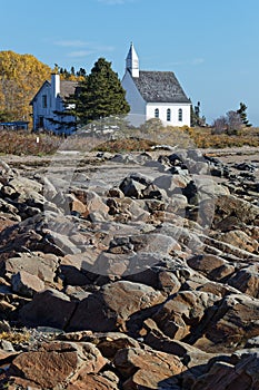 The church on the rocks in Port-a-Persil