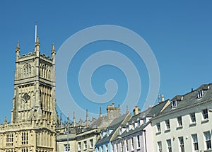 Church and the rooftops