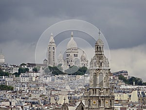 Church Rooftops - Summer in Paris
