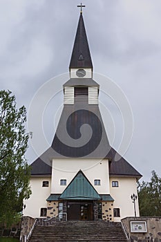 The church of Rovaniemi, Lapland.