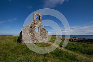 Church ruin at St Michael`s Island