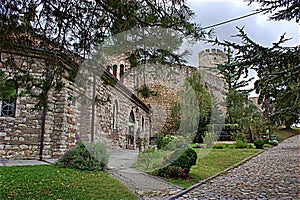 Church Ruzica on Balgrade`s fortress Kalemegdan Crkva Ruzica