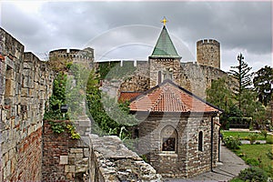 Church Ruzica on Balgrade`s fortress Kalemegdan Crkva Ruzica photo