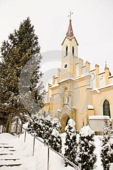 Church in Rymanow Zdroj - Poland