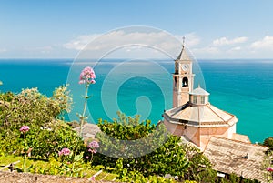 The church of S. Eugenio, in the small hill district of Genoa called Crevari photo