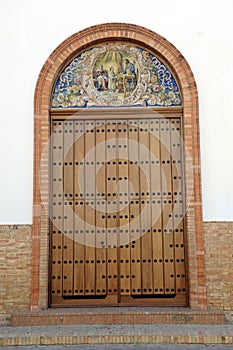 Church of the Sagrada Familia -Holy Family- in Seville, Spain photo